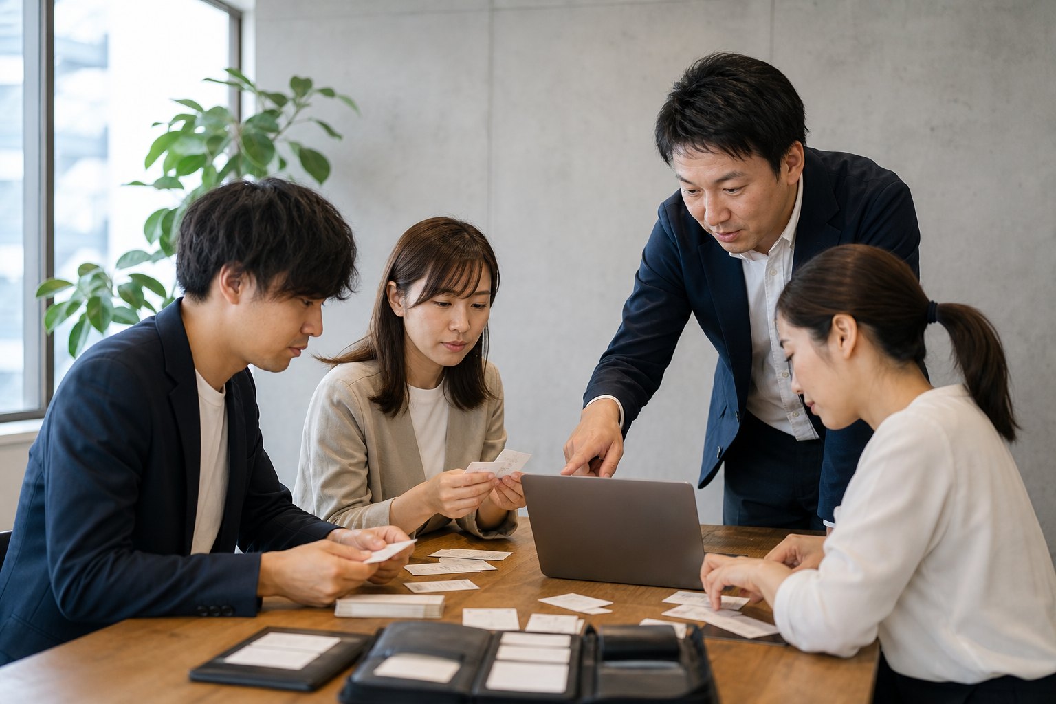 記事イメージ：名刺・顧客情報がバラバラな会社の、最初の一歩